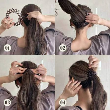 bird nest hair clip
