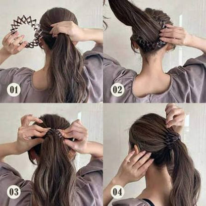 bird nest hair clip