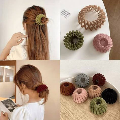 bird nest hair clip